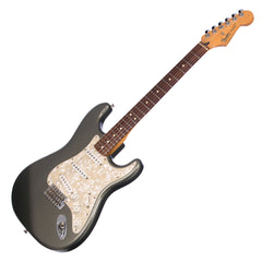 USED Fender Standard Stratocaster - Metallic Silver / Shoreline Gold - Rosewood Fingerboard