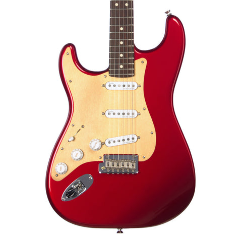 USED Fender Guitars MOD SHOP US Stratocaster LEFTY - Candy Apple Red - Left Handed Electric Guitar