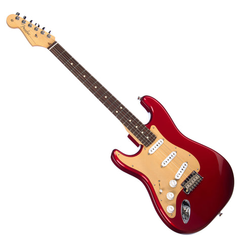 USED Fender Guitars MOD SHOP US Stratocaster LEFTY - Candy Apple Red - Left Handed Electric Guitar