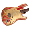 Franchin Guitars Mercury - Gold Leaf and Hand-Painted with Exposed Wood Grain - Special Collection Custom Hand-Made Boutique Electric Guitar - NEW!