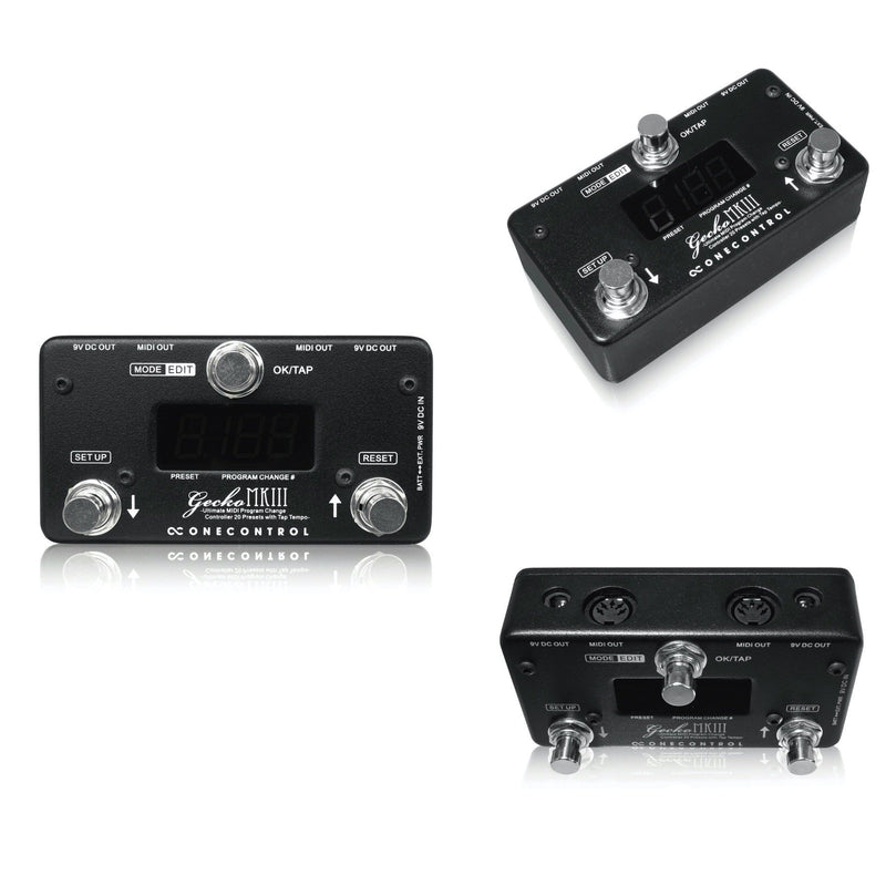 Midi Switcher Rack One Control Gecko MkIII OC-GECV3 - Programmable MIDI Switcher - NEW ...