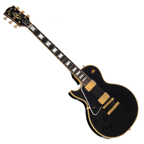 Gibson Custom Shop Historic 1957 Les Paul Custom Reissue - Black Beauty - LEFTY / Left-Handed Electric Guitar - USED