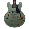 USED Gibson Memphis ES-335 Figured - Turquoise - Limited Edition Semi-Hollowbody Electric Guitar - NICE!