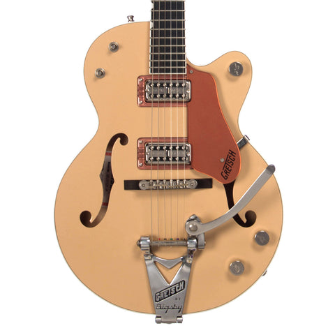 USED Gretsch G6112TCB-JR Center Block Limited Edition, 2-Tone Jaguar Tan / Copper Metallic – Semi-Hollowbody Electric Guitar