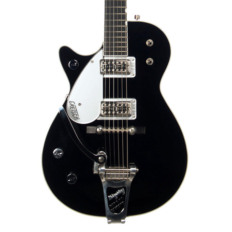 USED Gretsch Guitars G6128TLH Duo Jet with Bigsby - Lefty / Left-Handed Electric Guitar - Black