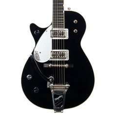 USED Gretsch Guitars G6128TLH Duo Jet with Bigsby - Lefty / Left-Handed Electric Guitar - Black
