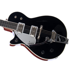 USED Gretsch Guitars G6128TLH Duo Jet with Bigsby - Lefty / Left-Handed Electric Guitar - Black