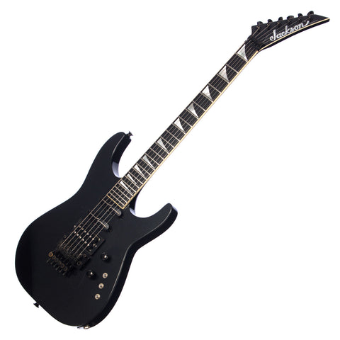 USED 1987 Jackson Guitars Soloist - Metallic Black - Custom Made in the USA - 24 fret Electric Guitar