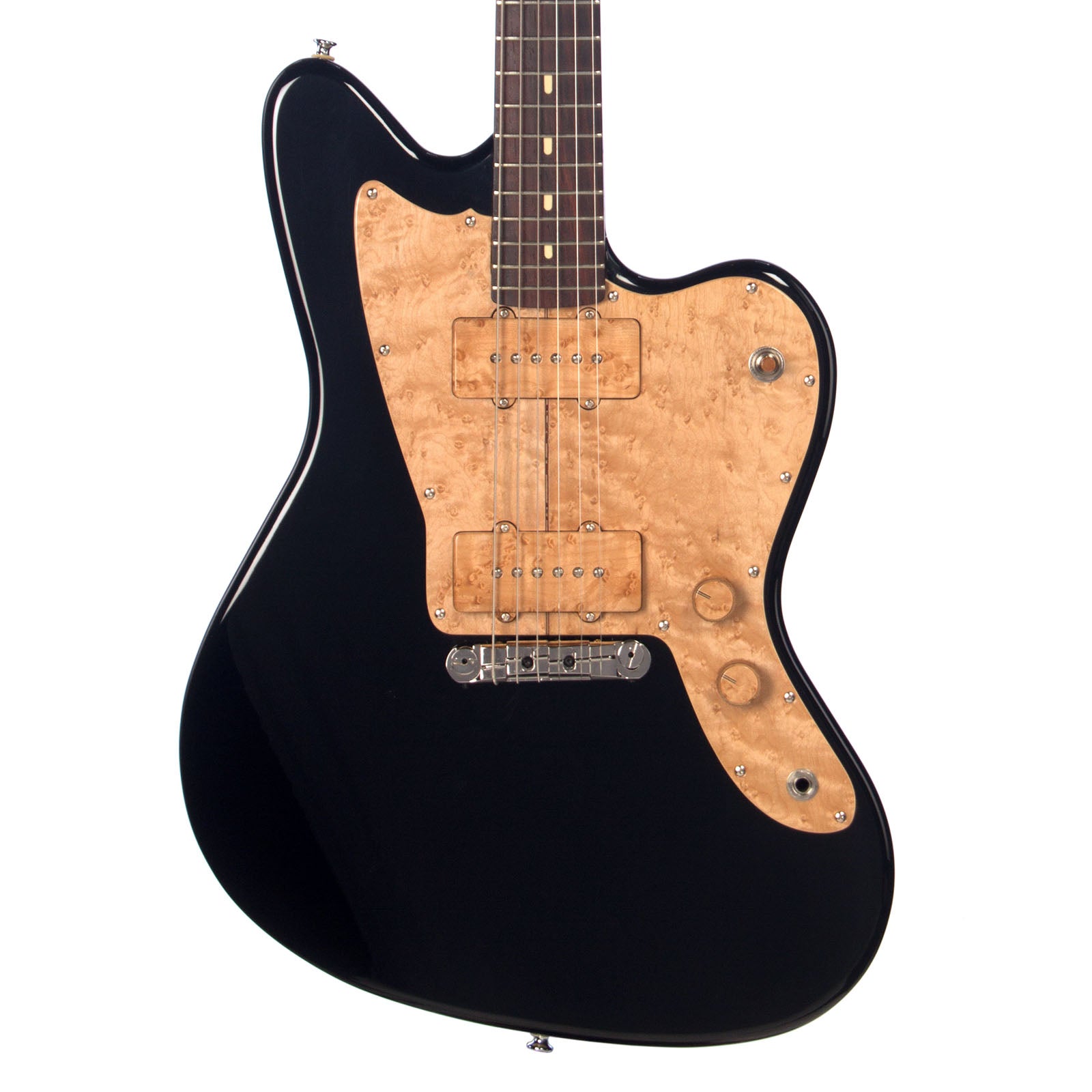Jersey Girl Homemade Guitars Custom Jazz model - Black - Boutique