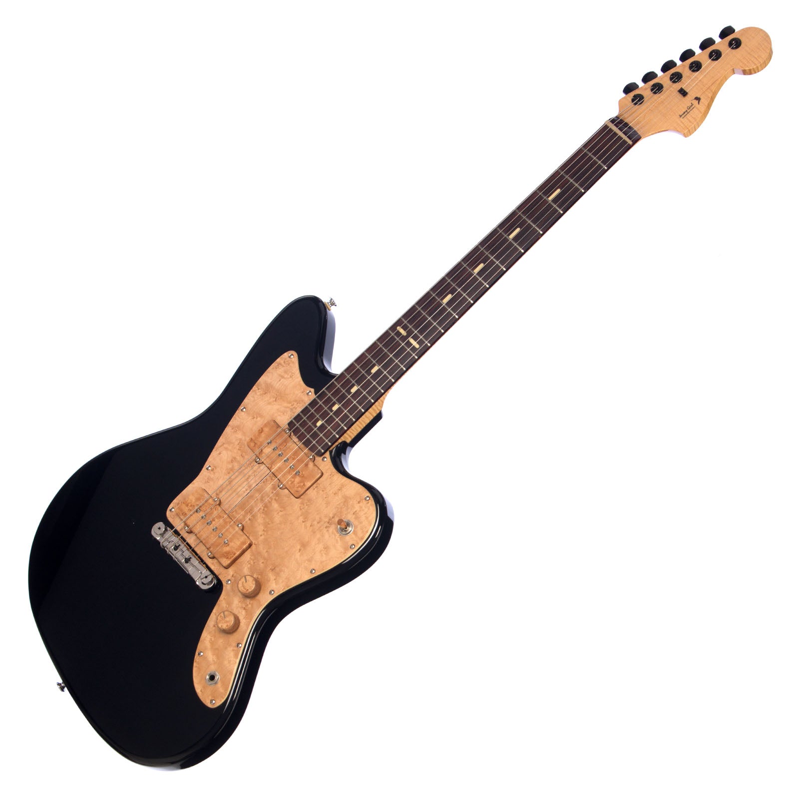 Jersey Girl Homemade Guitars Custom Jazz model - Black - Boutique