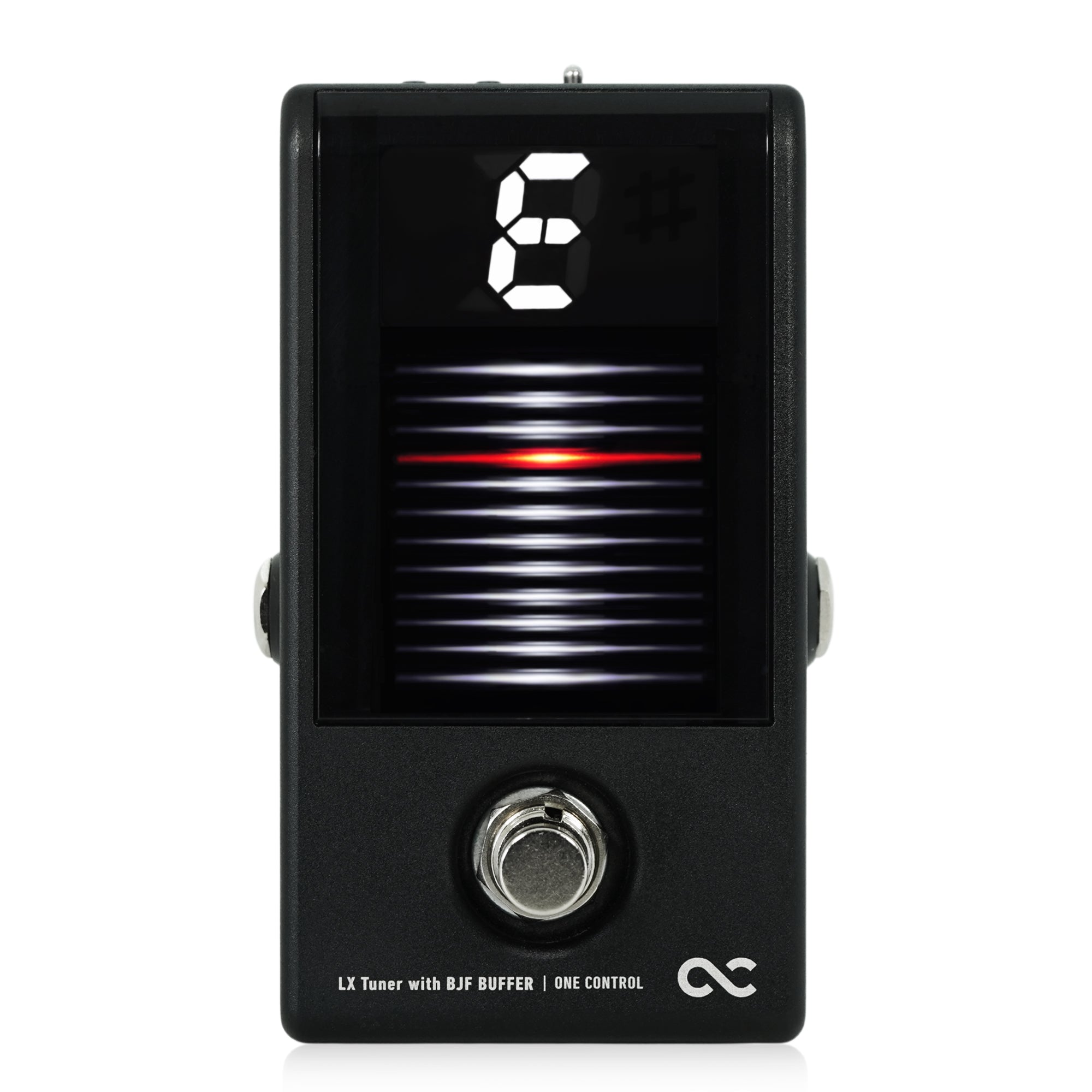 tuner pedal bass One Control LX Tuner with BJF Buffer OC-LT - Effects Pedal Tuner for Electric Guitar & Bass