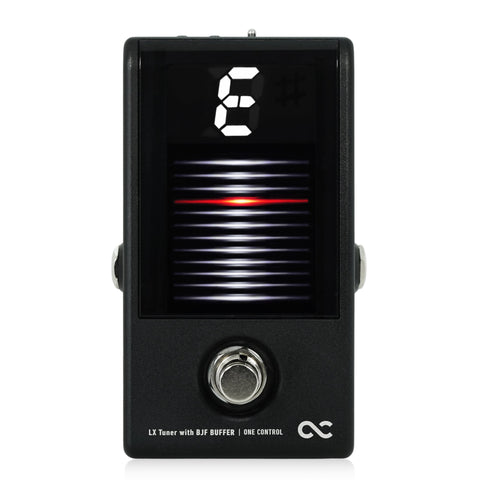 One Control LX Tuner with BJF Buffer OC-LT - Effects Pedal Tuner for Electric Guitar & Bass - NEW!