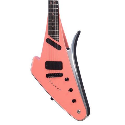 Lava Drops Coral Aluminum Drop X - Custom Boutique Hand-Made Electric Guitar - NEW!