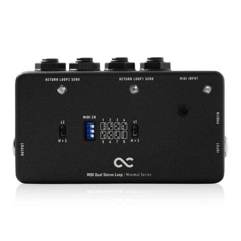 One Control Minimal Series MIDI Dual Stereo Loop OC-M-MDSL - Effects Pedal for Electric Guitar - NEW!