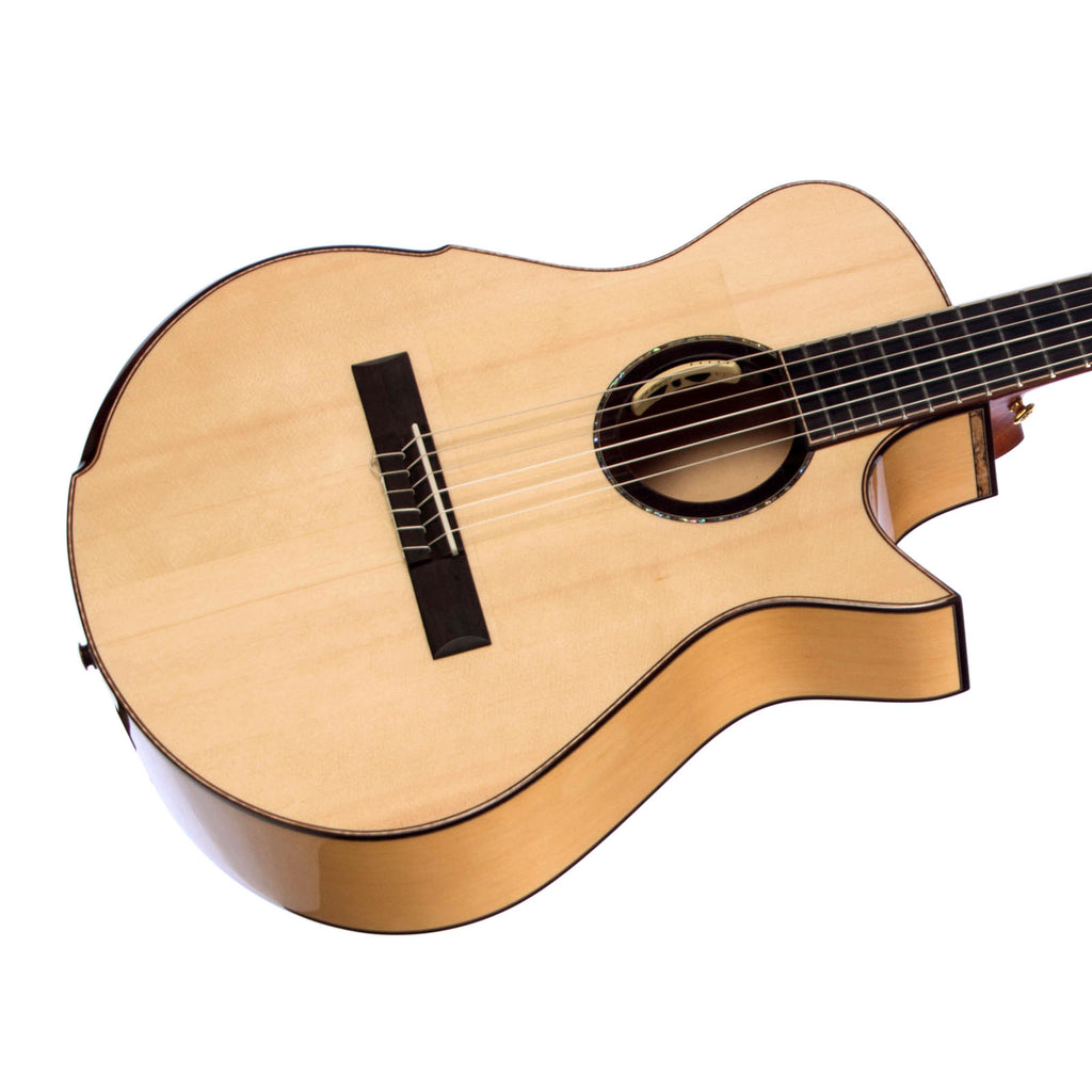 Maestro Guitars Crossover Series Vera - Modern 00 Cutaway Nylon String ...