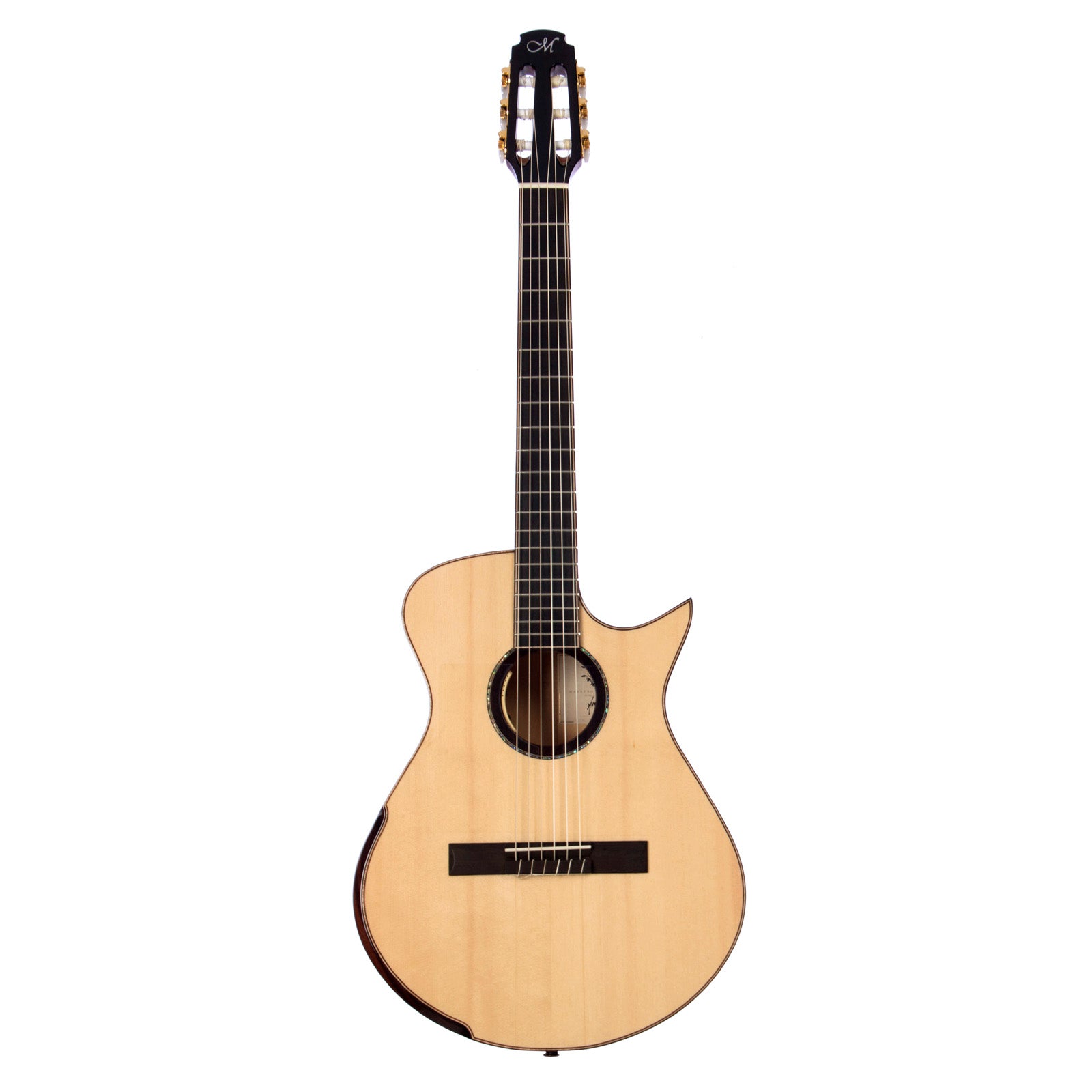 Maestro Guitars Crossover Series Vera - Modern 00 Cutaway Nylon String ...