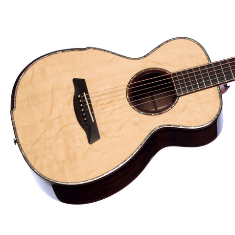 Maestro Guitars Private Collection Temasek MR SB SX - Bearclaw Spruce / Madagascar Rosewood - Small Body Custom Boutique Acoustic Guitar - NEW!
