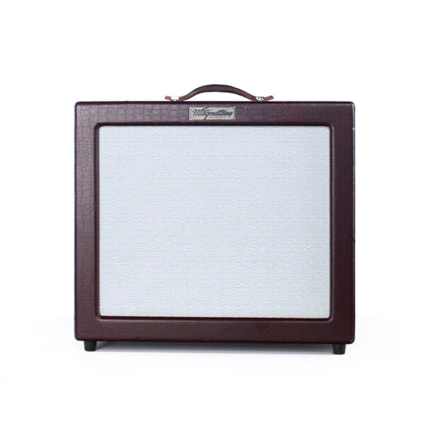 USED Magnatone Amps Varsity 1x12 combo - TV Front - 15 watt Tube Guitar Amplifier - Burgundy Crocodile
