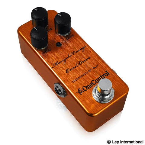 One Control Marigold Orange Overdrive OC-MOODn - BJF Series Effects Pedal for Electric Guitar - NEW!