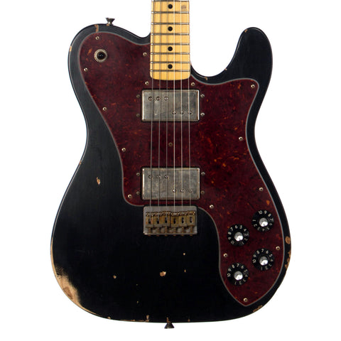 Used Nash Guitars T-72 DLX electric guitar - Lollar Pickups - Black