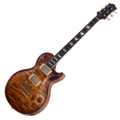 Nik Huber Guitars Orca '59 Faded Sunburst - MASSIVE FLAME - NAMM Show guitar - 7.4lbs!