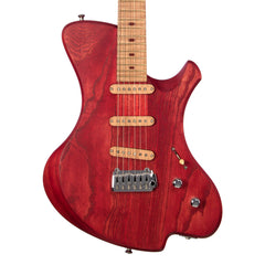 o3 Guitars Xenon - Intense Red Satin - Hand Made by Alejandro Ramirez - Custom Boutique Electric Guitar