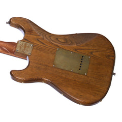 Paoletti Guitars Stratospheric Wine Richie Sambora Signature Model - Ancient Reclaimed Chestnut Body!