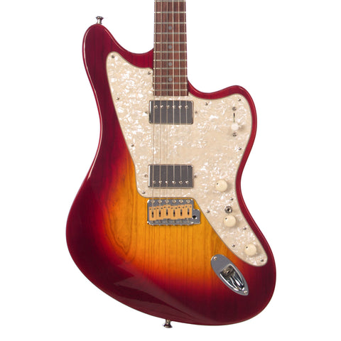 USED Peekamoose Guitars Model 3 Offset - Cherry Sunburst - Custom, Boutique, Electric Guitar