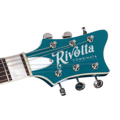 Rivolta Guitars Combinata XVII - Adriatic Blue Metallic - Offset electric guitar from Dennis Fano - NEW!