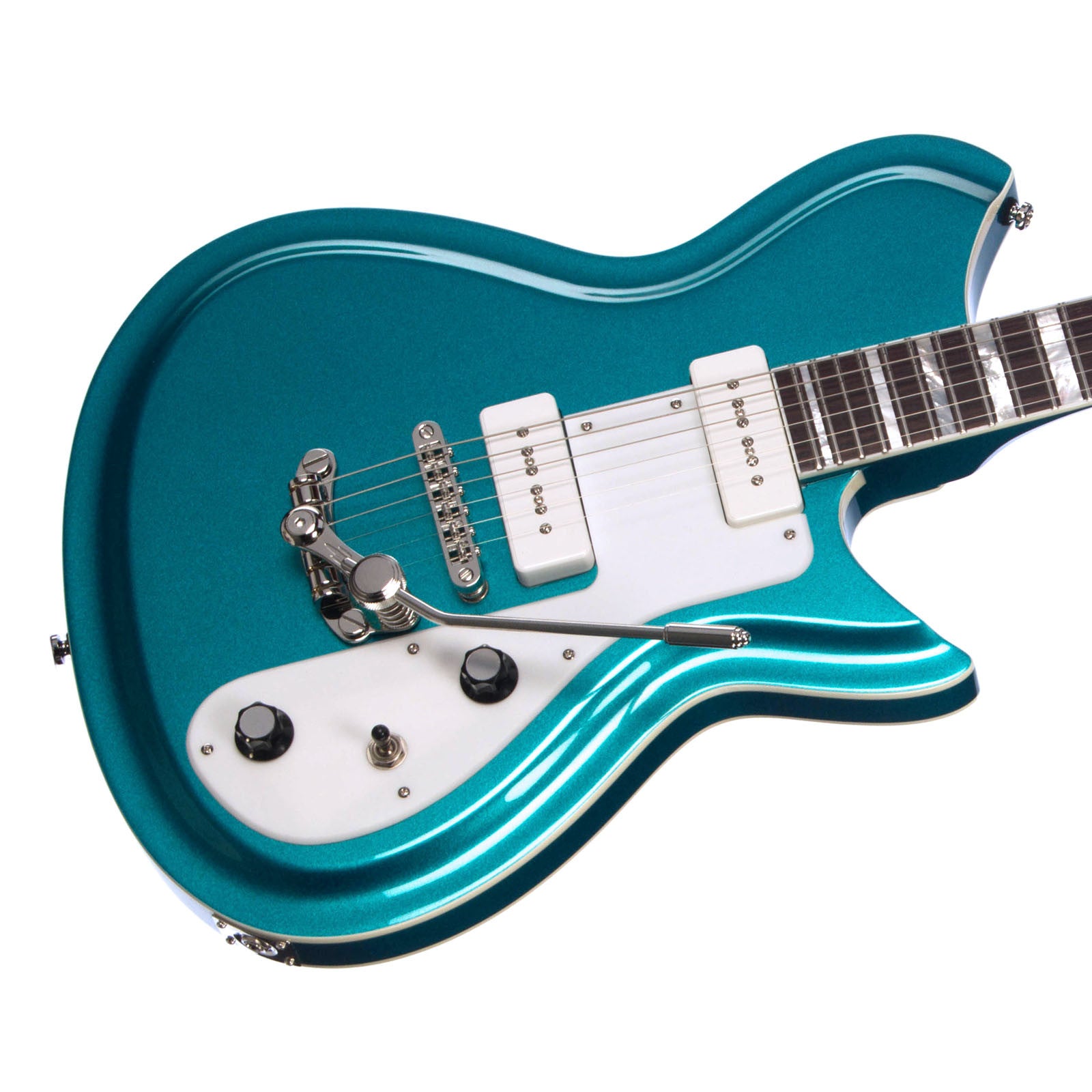 Rivolta Guitars Combinata XVII - Adriatic Blue Metallic - Offset 