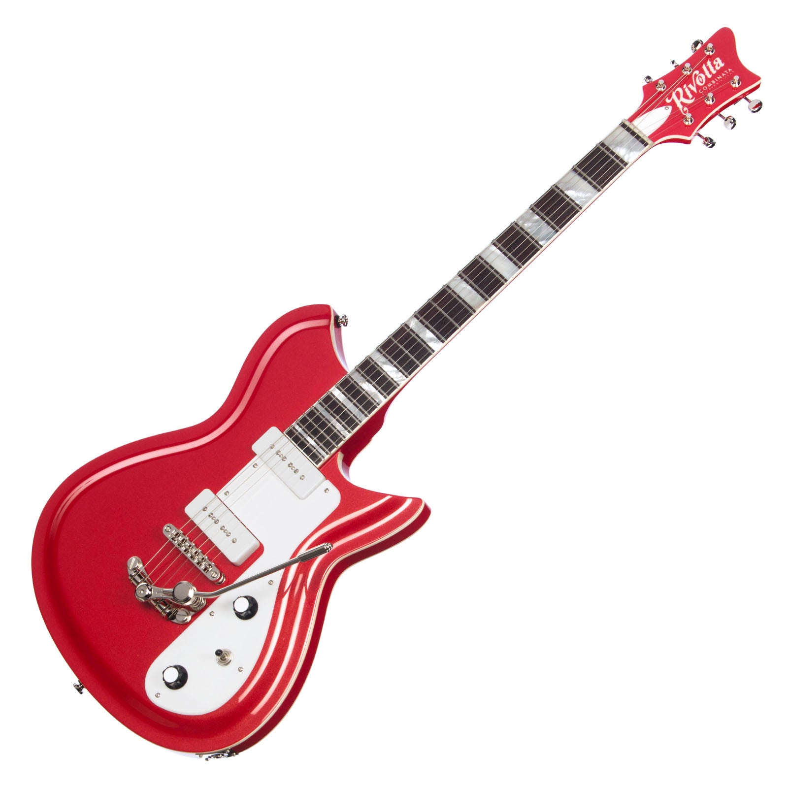 Rivolta Guitars Combinata XVII - Pomodoro Red Metallic - Offset 