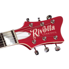 Rivolta Guitars Combinata VII - Pomodoro Red Metallic - Offset electric guitar from Dennis Fano - NEW!