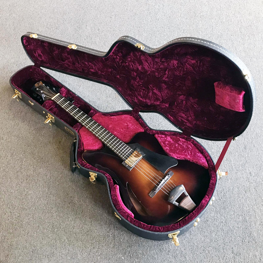 Thorell Fine Guitars Style A Sunburst Custom Boutique Archtop Holl