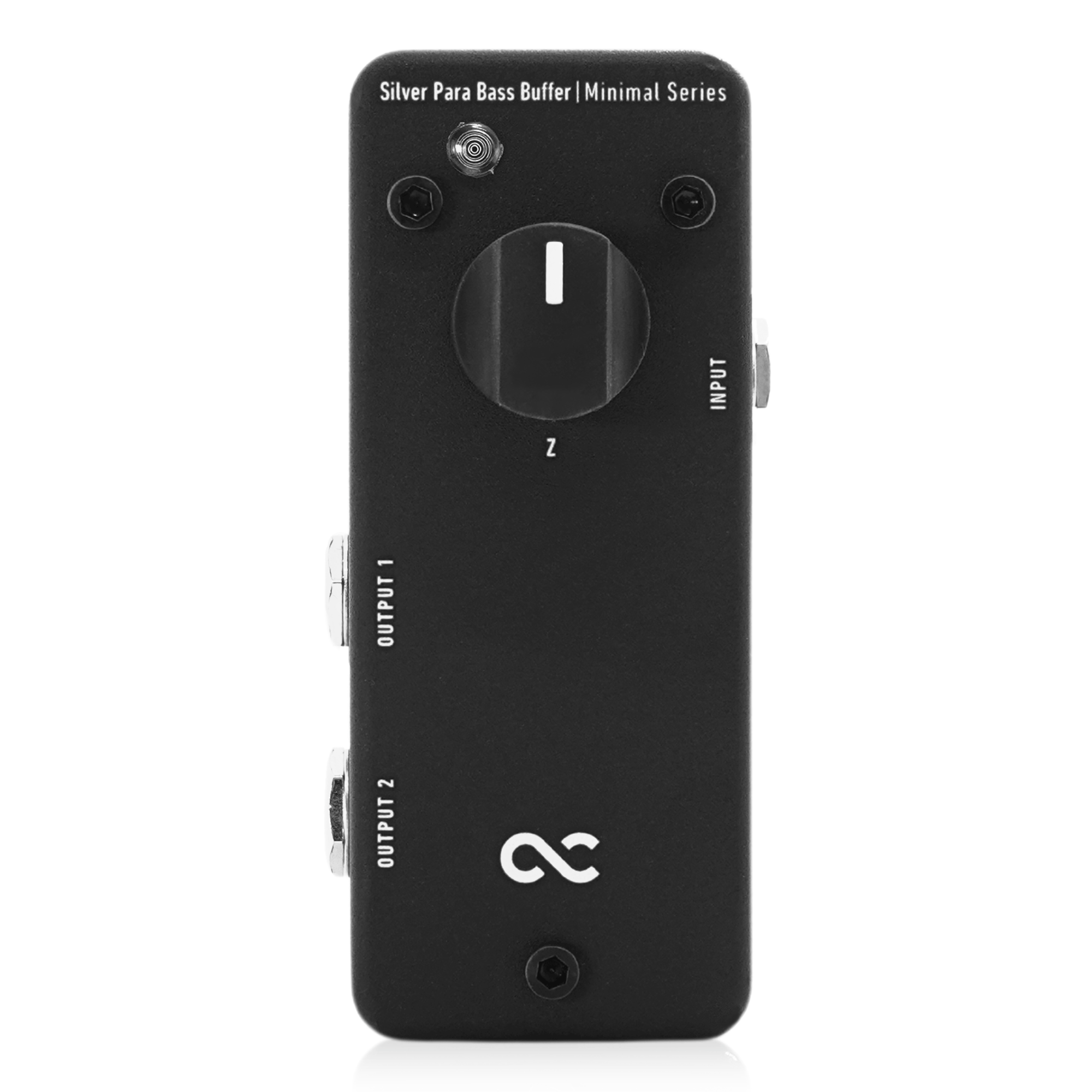 guitar pedal buffer One Control Minimal Series Silver Para Bass Buffer OC-M-SPBB - Effects Pedal for Electric Guitar