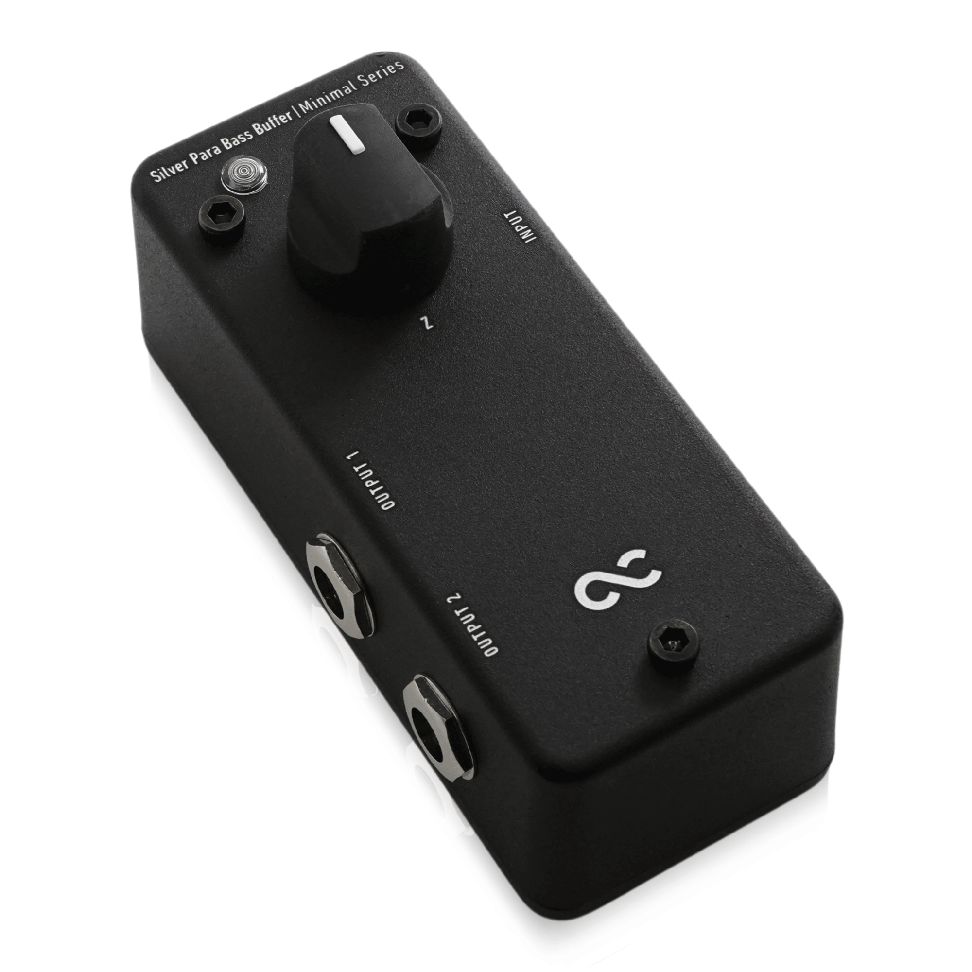 bass buffer pedal One Control Minimal Series Silver Para Bass Buffer OC-M-SPBB - Effects Pedal for Electric Guitar