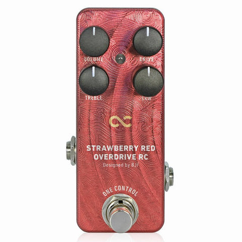 One Control Strawberry Red Overdrive RC OC-SROD4Kn - Effects Pedal for Electric Guitar - NEW!