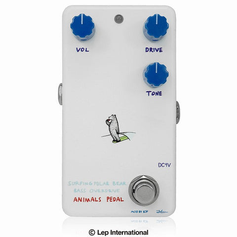 Animals Pedal SURFING POLAR BEAR BASS OVERDRIVE MOD BY BJF - Effects Pedal For Electric Bass Guitars - NEW!