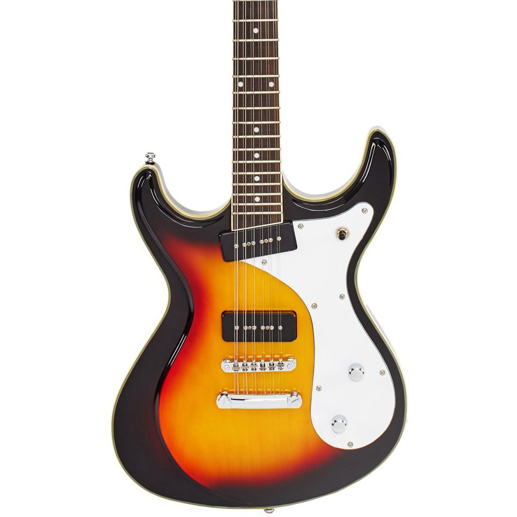 Eastwood Guitars Sidejack 12 Sunburst Featured