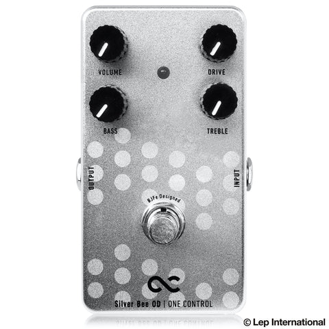 One Control Silver Bee Overdrive OC-SBOD - BJFe Series Effects Pedal for Electric Guitar - NEW!