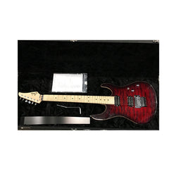 USED Suhr Guitars Custom Modern - Chili Pepper Red Burst - Quilt Top, 24 fret Boutique Electric Guitar
