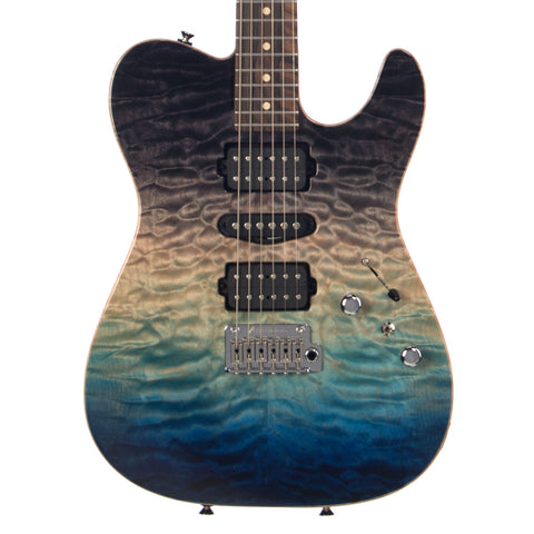 Tom Anderson Drop Top T - Ocean Storm Wipeout / Back with Blue Doghair - Custom Boutique Electric Guitar - NEW!