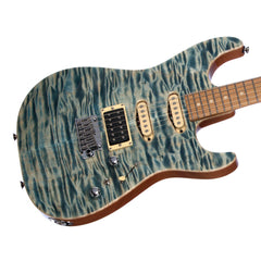 Tom Anderson Drop Top - Custom Boutique Electric Guitar - Quilt - Natural Blue!