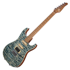 Tom Anderson Drop Top - Custom Boutique Electric Guitar - Quilt - Natural Blue!
