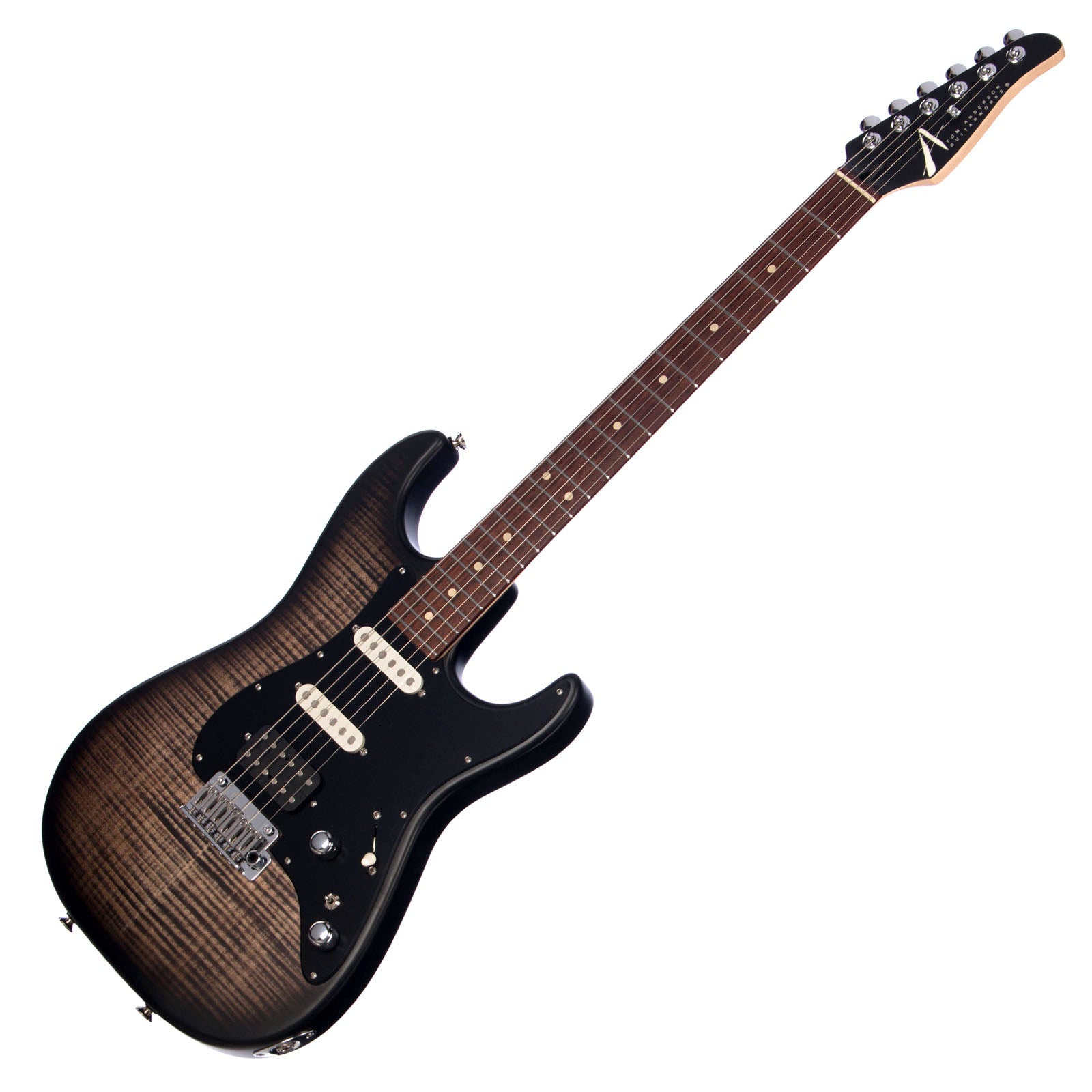 Tom Anderson Drop Top Classic Satin Natural Black Burst Custom