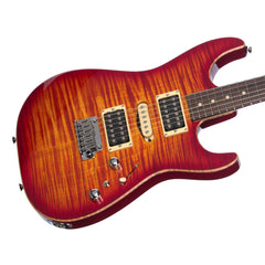 Tom Anderson Guitarworks Drop Top - Fire Burst with Binding - Custom Boutique Electric Guitar - 7.4lbs - NEW!