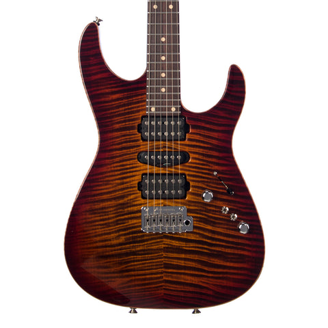 Tom Anderson Guitars Angel - Ginger Burst - 24 fret Custom Boutique Electric Guitar - NEW!