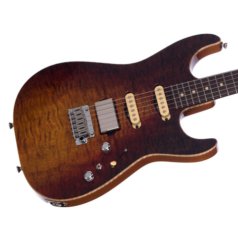 Tom Anderson Drop Top - Fire WakeSurf with Binding - Custom Boutique Electric Guitar - NEW!