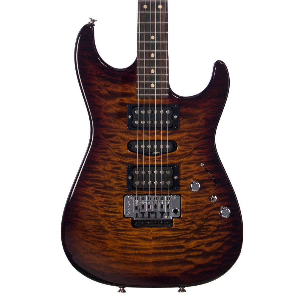 Tom Anderson Drop Top - Tiger Eye Burst / Quilt Top - Custom Boutique Electric Guitar - NEW!
