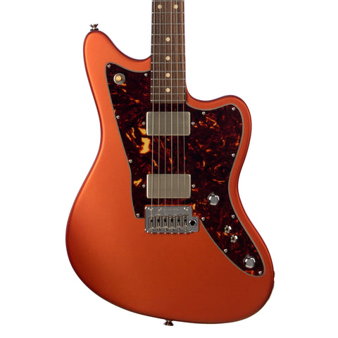 USED Tom Anderson Raven Classic - Satin Metallic Orange - Custom Boutique Offset Electric Guitar - NICE!