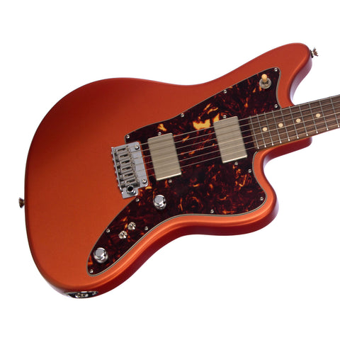 USED Tom Anderson Raven Classic - Satin Metallic Orange - Custom Boutique Offset Electric Guitar - NICE!